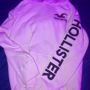 hollister white hoodie